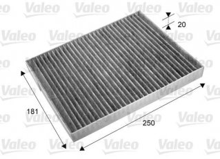 Купити 715667 Valeo Салонний фільтр (из активированного угля) Koleos (2.0 dCi, 2.5)