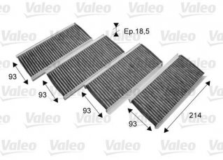 Купить 715712 Valeo Салонный фильтр (из активированного угля)