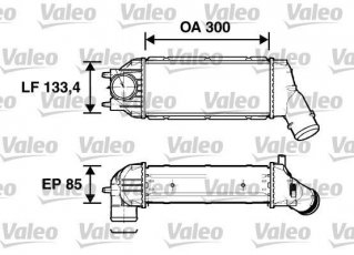 Купити 817638 Valeo Інтеркулер Пежо 307 (1.6 HDi 110, 2.0 HDi 135)