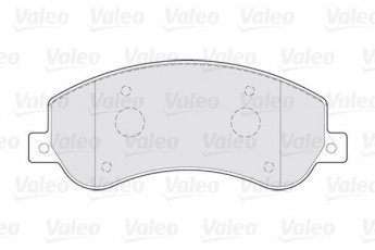 Тормозная колодка 301816 Valeo – передние без датчика износа фото 2