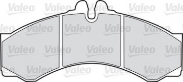 Купить 541663 Valeo Тормозные колодки передние Ивеко с датчиком износа