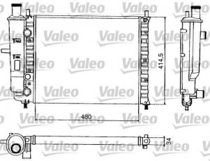 Купить 731582 Valeo Радиатор охлаждения двигателя