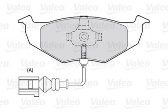 Тормозная колодка 301488 Valeo – передние без датчика износа фото 2
