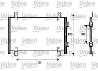 Купить 818018 Valeo Радиатор кондиционера Пежо