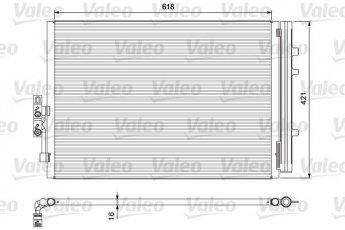 Купить 814387 Valeo Радиатор кондиционера BMW