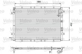 Купить 818080 Valeo Радиатор кондиционера Sorento (2.4, 2.5, 3.3, 3.5)