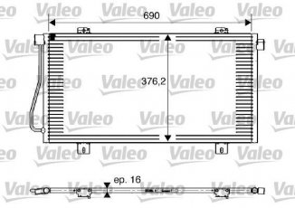 Купить 817742 Valeo Радиатор кондиционера Renault