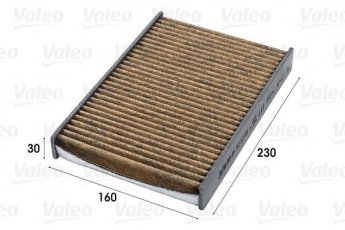Салонный фильтр 701018 Valeo – Материал: полифенол с активированным углем фото 1