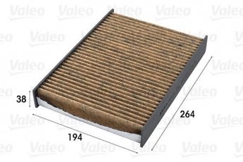 Салонний фільтр 701012 Valeo – Матеріал: полифенол с активированным углем фото 1