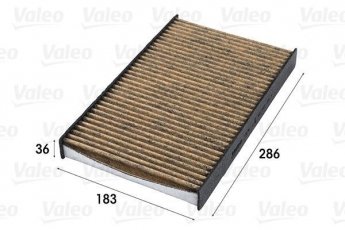 Салонный фильтр 701014 Valeo – Материал: полифенол с активированным углем фото 1