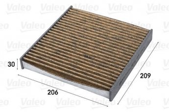 Салонний фільтр 701015 Valeo – Матеріал: полифенол с активированным углем фото 1