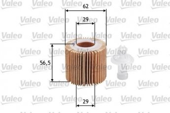 Купить 586583 Valeo Масляный фильтр (фильтр-патрон) Аурис (1.3, 1.33 Dual-VVTi)