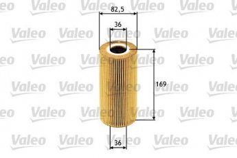 Купить 586521 Valeo Масляный фильтр (фильтр-патрон) Mercedes 210 (2.0, 2.2, 2.5, 2.9, 3.0) с прокладкой