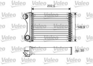 Купить 812211 Valeo Радиатор печки Пунто (1.2, 1.4, 1.7, 1.9)