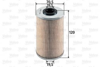 Купить 587913 Valeo Топливный фильтр (фильтр-патрон) Примастар (1.9, 2.0, 2.5)