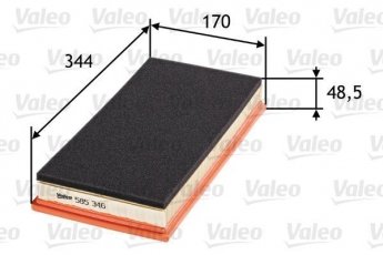 Купить 585346 Valeo Воздушный фильтр  Volvo S40 1 (1.9 T4, 2.0 T, 2.0 T4)