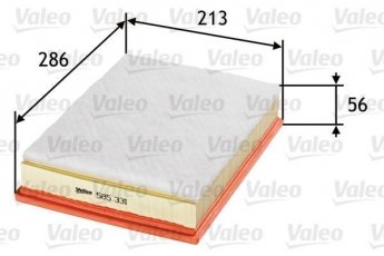 Купить 585331 Valeo Воздушный фильтр (угловой) Volvo 240 2.3