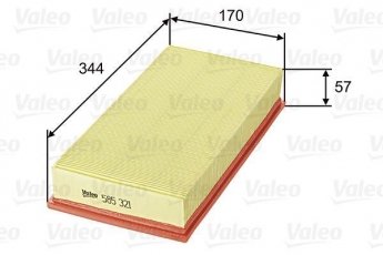 Купить 585321 Valeo Воздушный фильтр (угловой) Каризма (1.9 DI-D, 1.9 TD)