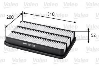 Купить 585301 Valeo Воздушный фильтр
