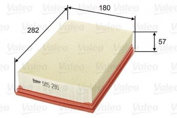 Купить 585286 Valeo Воздушный фильтр (угловой) Navara (2.5, 3.0)
