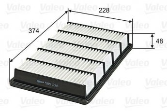 Купить 585228 Valeo Воздушный фильтр RX-8