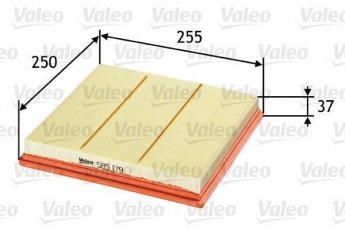 Купить 585179 Valeo Воздушный фильтр  Круз (1.6, 1.7, 1.8)