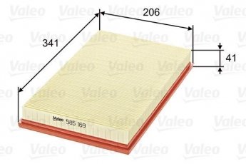 Купить 585169 Valeo Воздушный фильтр (угловой)