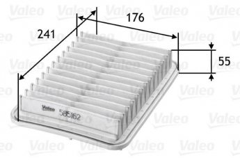 Купить 585162 Valeo Воздушный фильтр  Рав 4 (2.0, 2.0 4WD, 2.0 VVT-i 4WD)