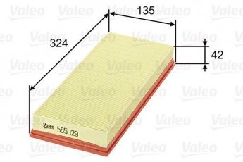 Купить 585129 Valeo Воздушный фильтр  Punto 1.2 16V 80
