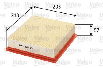 Купить 585101 Valeo Воздушный фильтр  Добло 230 (1.6 D Multijet, 2.0 D Multijet)