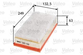 Купить 585100 Valeo Воздушный фильтр  Jumpy 1.6 HDi 90 16V