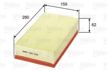 Купить 585091 Valeo Воздушный фильтр  Espace 3 2.2 dCi