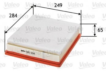 Купити 585058 Valeo Повітряний фільтр  Movano (2.2 DTI, 2.5 CDTI, 2.5 DTI)