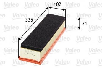 Купить 585049 Valeo Воздушный фильтр  Пежо 207 (1.4, 1.4 16V, 1.6 16V)