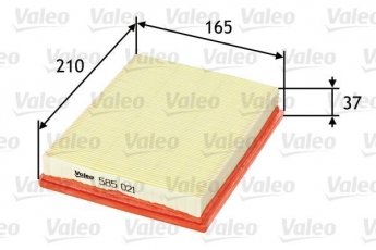 Купити 585021 Valeo Повітряний фільтр  Combo (1.2, 1.4, 1.4 16V)