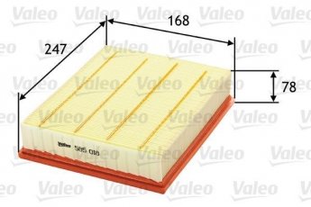 Купить 585018 Valeo Воздушный фильтр  Суперб (1.8, 1.9, 2.0, 2.5, 2.8)