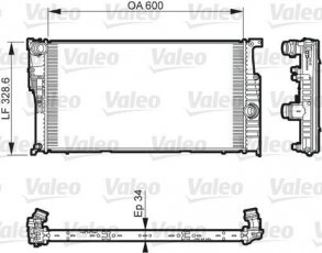 Купити 735612 Valeo Радіатор охолодження двигуна 4-series