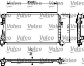 Купить 735557 Valeo Радиатор охлаждения двигателя Leon (1.2 TSI, 1.6 TDI, 1.6 TDI 4Drive)