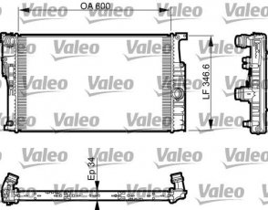 Купити 735456 Valeo Радіатор охолодження двигуна БМВ Ф30 (Ф30, Ф31, Ф35, Ф80) (330 d, 330 d xDrive)