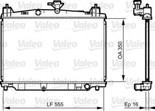 Купити 735416 Valeo Радіатор охолодження двигуна Мазда 2 (1.3, 1.5)
