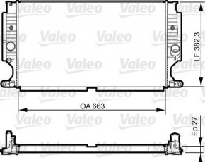 Купить 735188 Valeo Радиатор охлаждения двигателя Avensis T27 (2.0 D-4D, 2.2 D-4D)