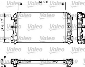 Купити 735089 Valeo Радіатор охолодження двигуна Sprinter 906 (2.1, 3.0, 3.5)
