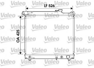 Купити 734214 Valeo Радіатор охолодження двигуна Grand Vitara XL-7 (2.0 HDI 110, 2.0 TD)