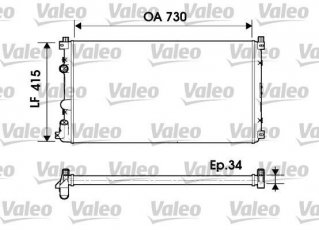 Купити 732918 Valeo Радіатор охолодження двигуна Мастер 2 (1.9, 2.2, 2.5, 3.0)