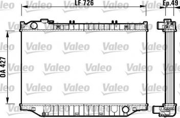 Купити 732415 Valeo Радіатор охолодження двигуна Toyota