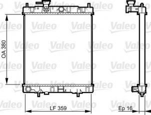 Купити 731287 Valeo Радіатор охолодження двигуна Micra (1.0 i 16V, 1.3 i 16V)