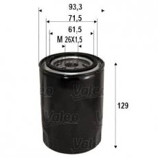 Купити 586095 Valeo Масляний фільтр (накручуваний) Кіа