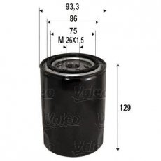 Купить 586076 Valeo Масляный фильтр (накручиваемый) Vitara (2.0 TD, 2.0 TD Intercooler)