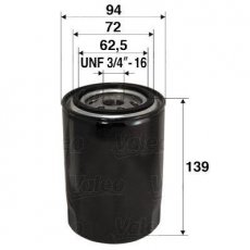 Купить 586064 Valeo Масляный фильтр (накручиваемый) Ауди А6 (С4, С5) 1.9 TDI