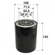 Купить 586014 Valeo Масляный фильтр (накручиваемый) Джампер (2.8 D, 2.8 HDi)